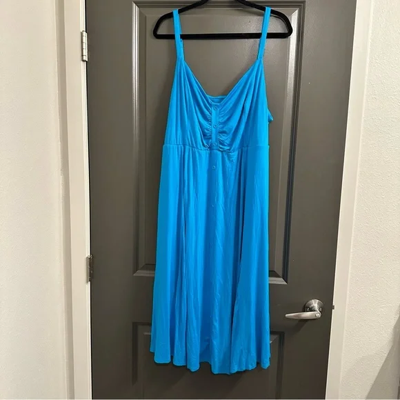 BNWT Torrid Size 3 Super Soft Button Down Midi Dress PLS READ DESCRIPTION - Picture 6 of 9